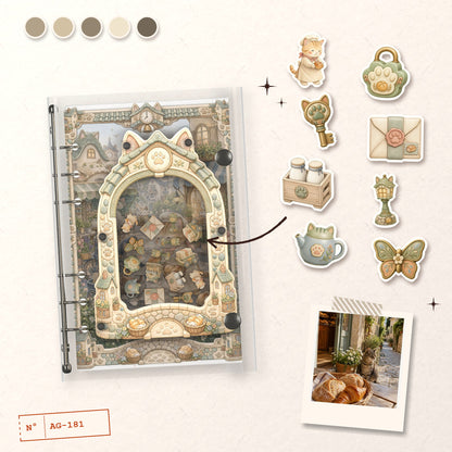 Cat Town Market design story: the charms inside and the cover