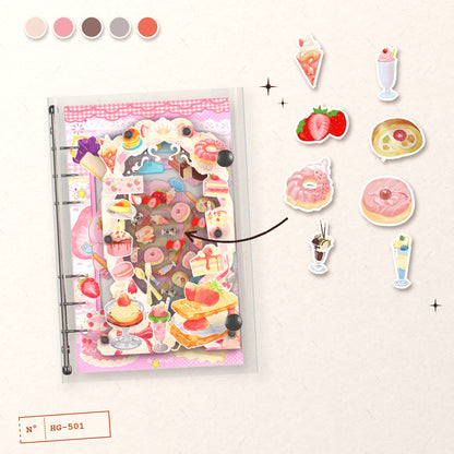 Pink Patisserie design story: the charms inside and the cover