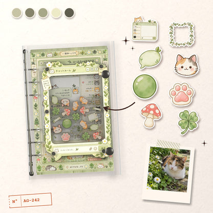 Forest Cat Chat design story: the charms inside and the cover