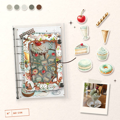 Mint Chocolate Sundae design story: the charms inside and the cover