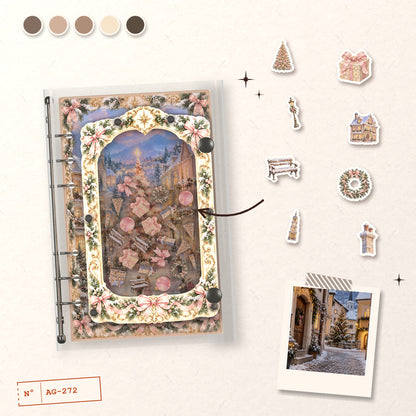 Pink Snow Town design story: the charms inside and the cover