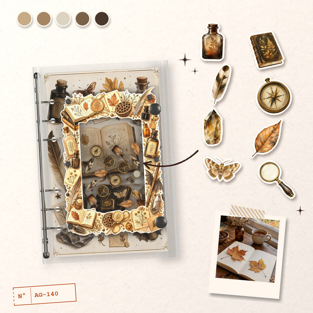 Apothecary Curios design story: the charms inside and the cover