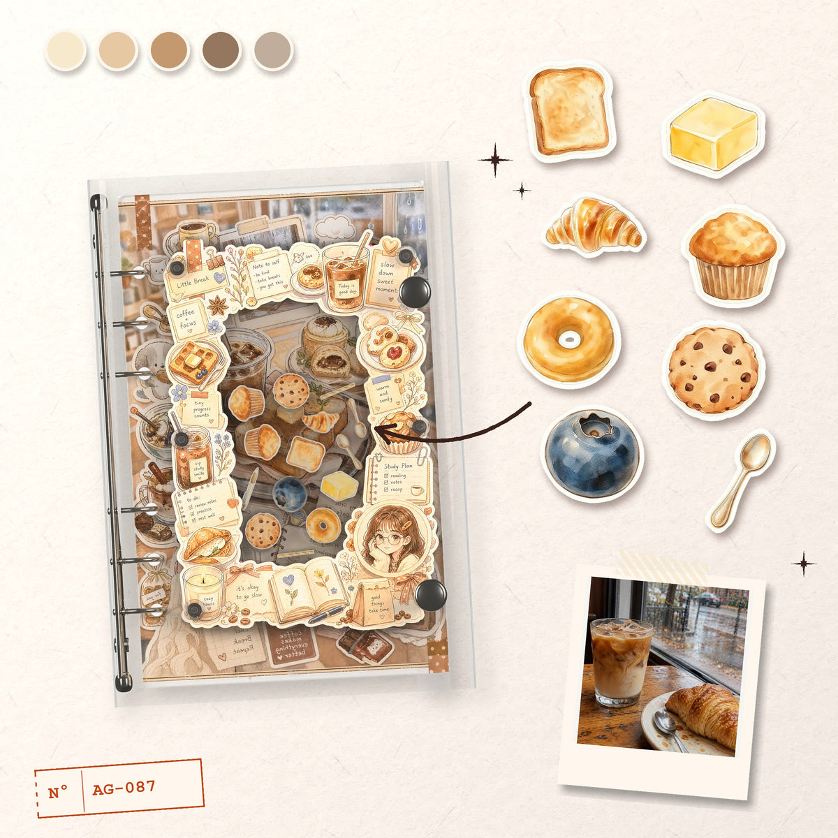 Cafe Treats design story: the charms inside and the cover
