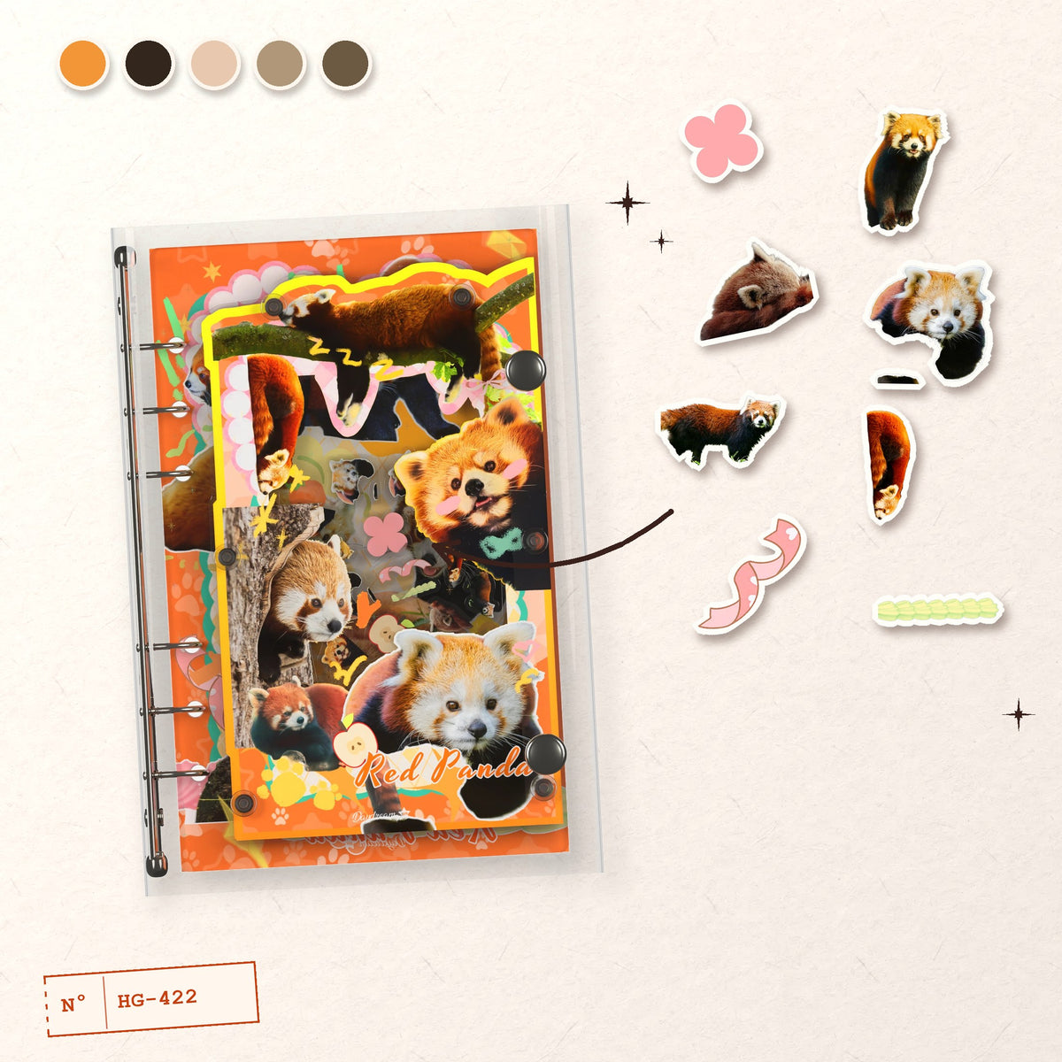 Red Panda design story: the charms inside and the cover