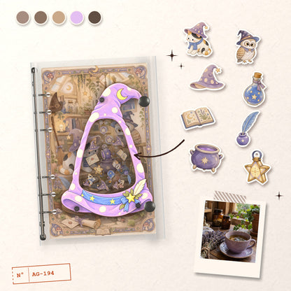 Witch Hat Herbs design story: the charms inside and the cover