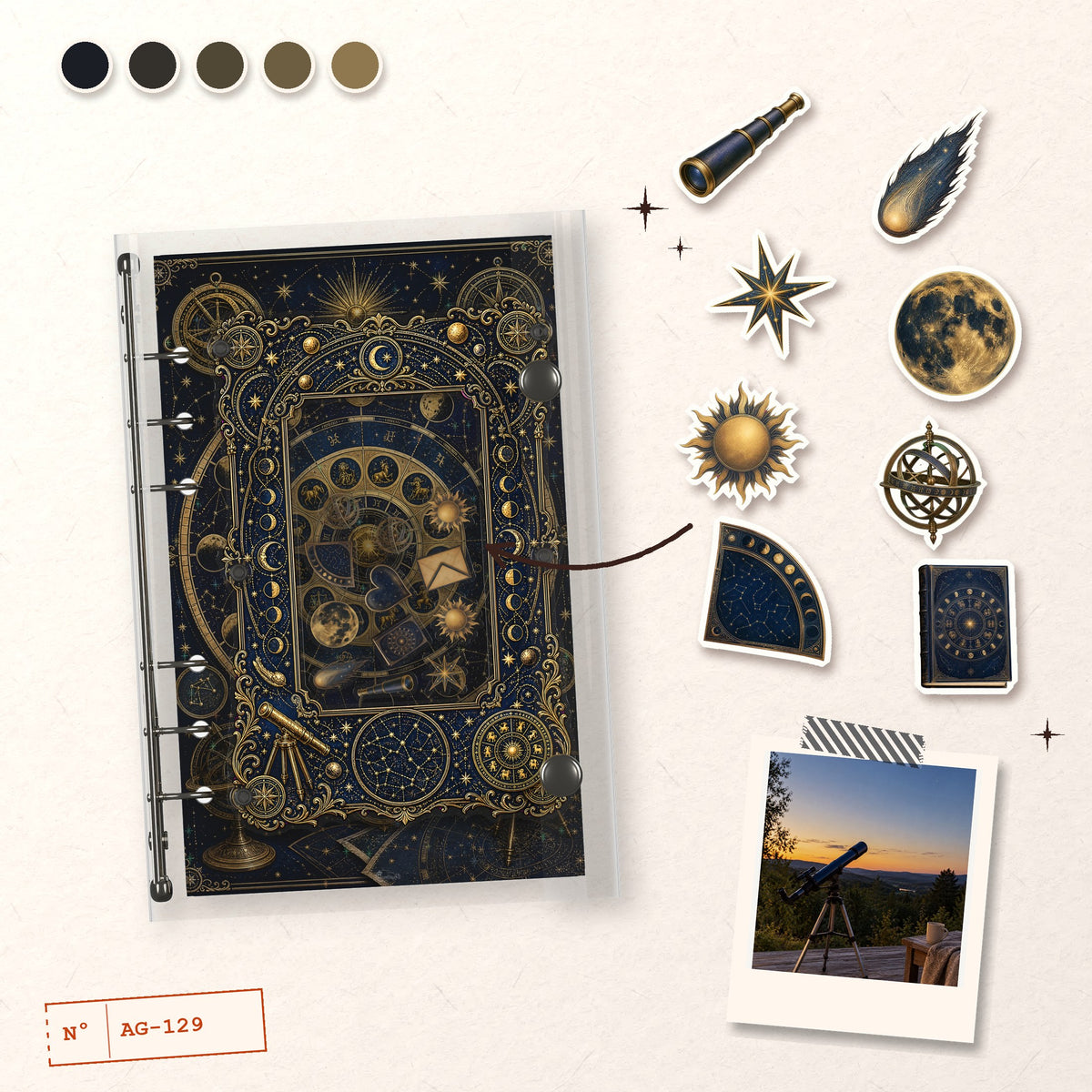 Zodiac Wheel design story: the charms inside and the cover