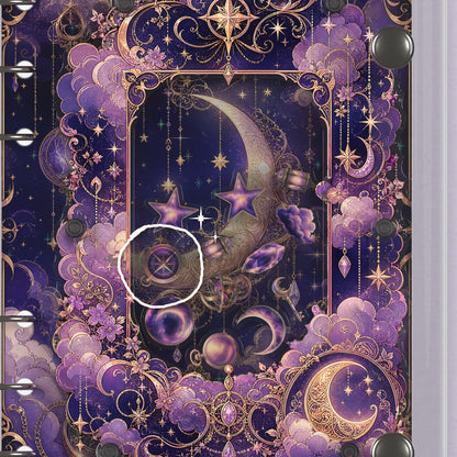 Close-up of the shaker window and charms, Crescent Moon