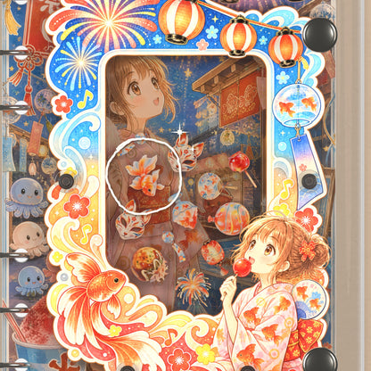 Close-up of the shaker window and charms, Summer Festival