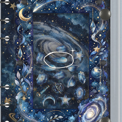 Close-up of the shaker window and charms, Galaxy Moon