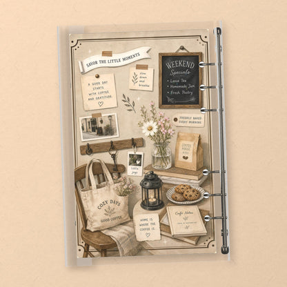 Cafe Breakfast back cover design