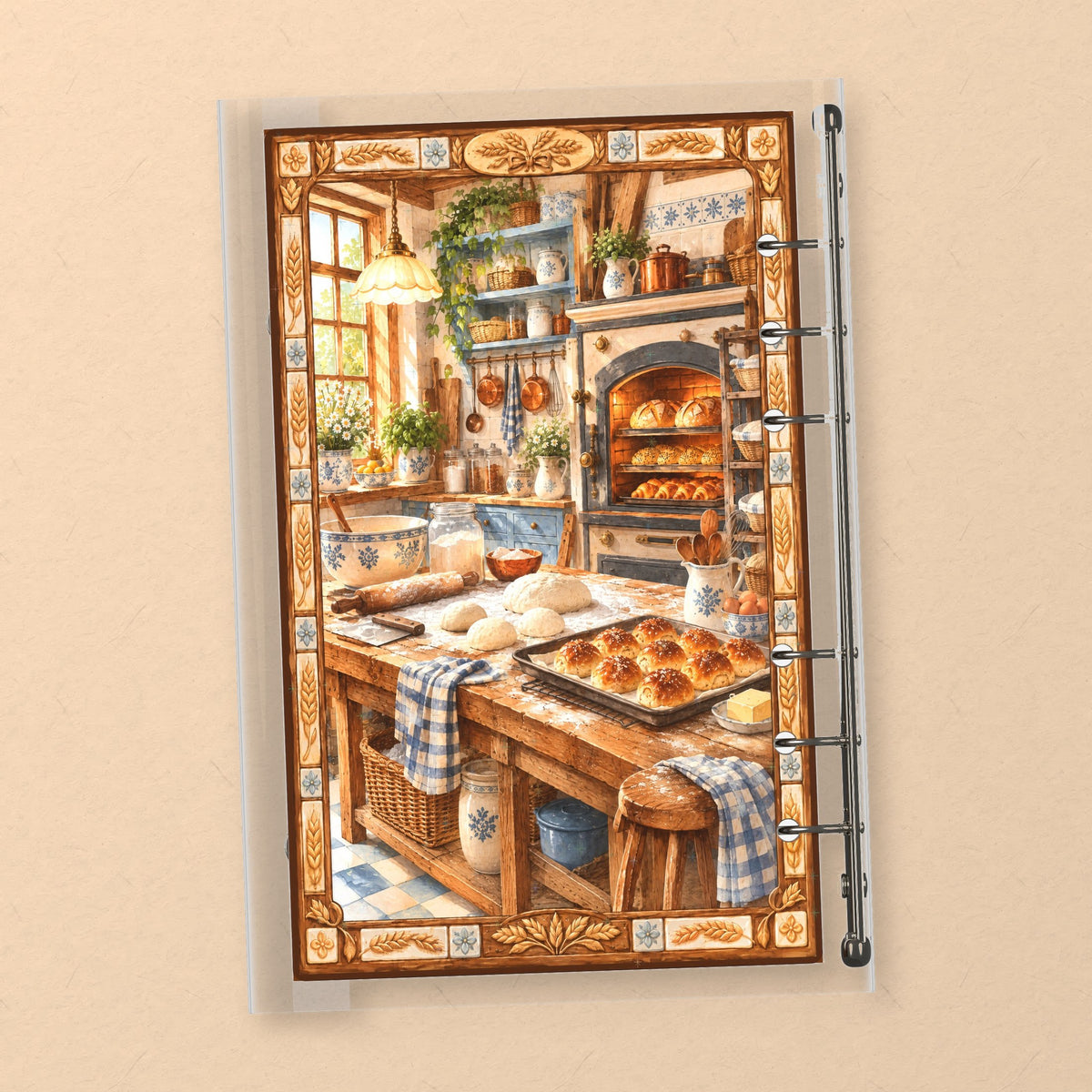 Blue Tile Bakery back cover design