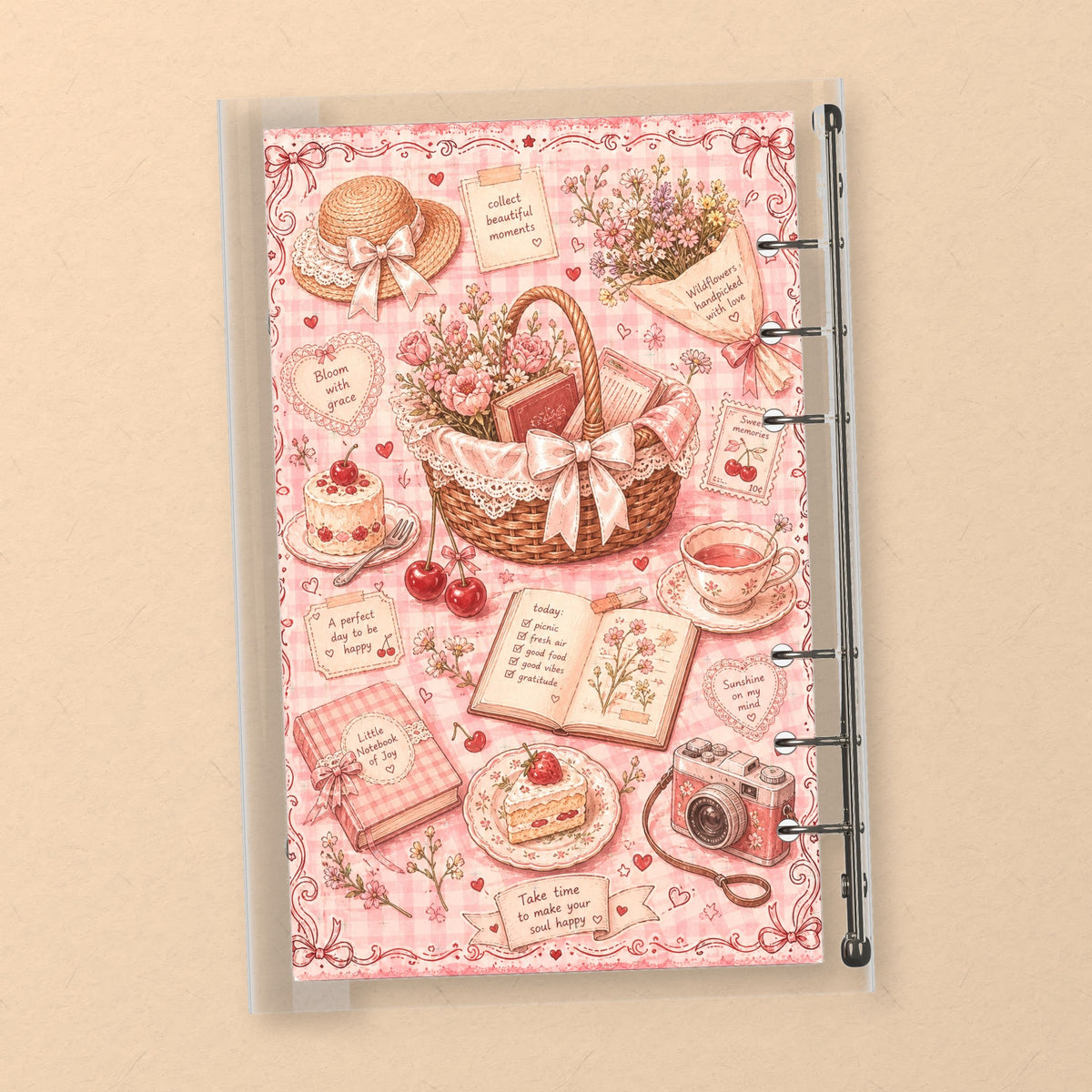 Ribbon Cherries back cover design