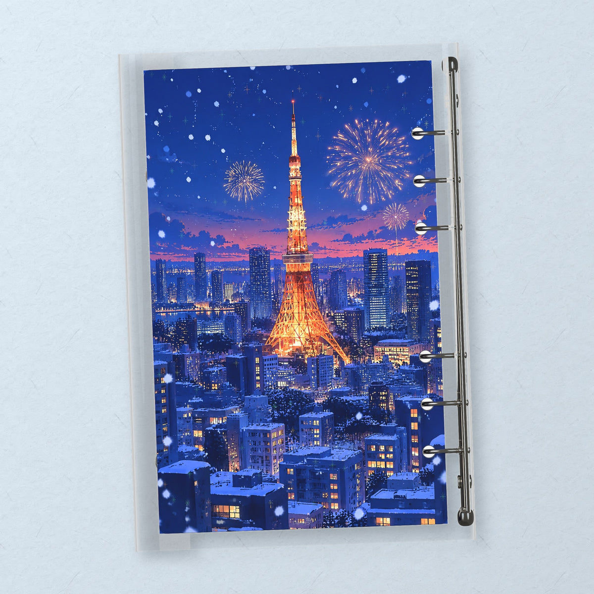 Tokyo Tower Night back cover design