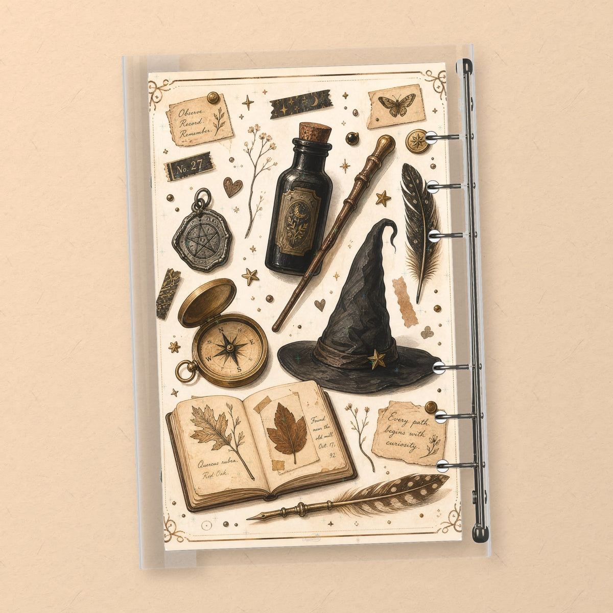 Apothecary Curios back cover design