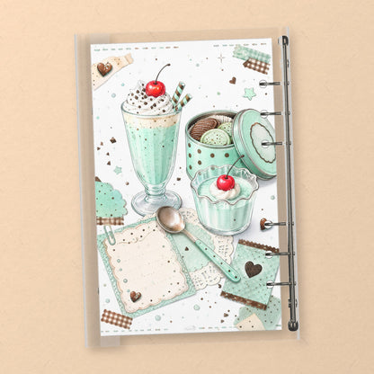 Mint Chocolate Sundae back cover design