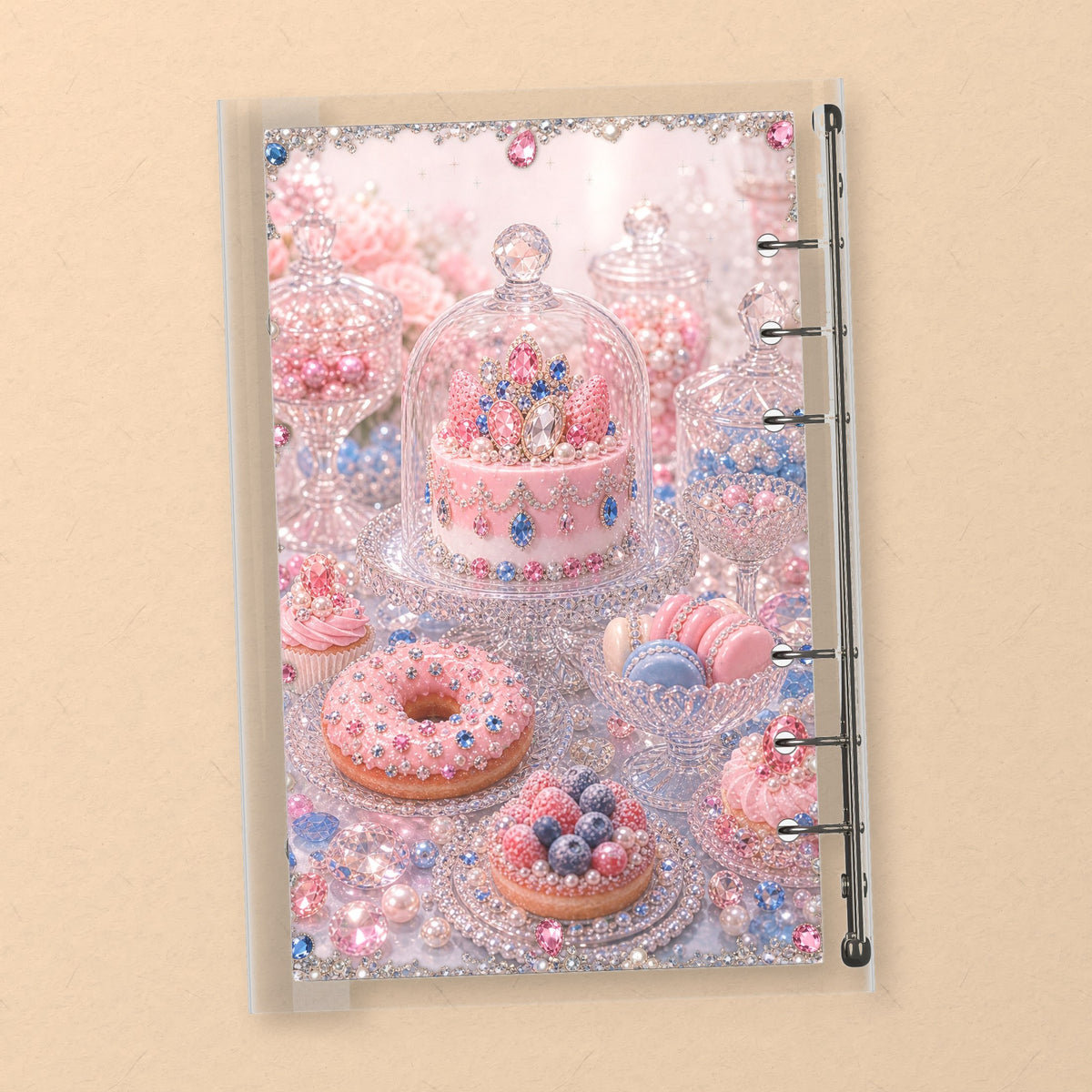 Pink Jewel Cake back cover design