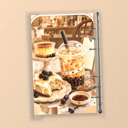 Bubble Tea back cover design