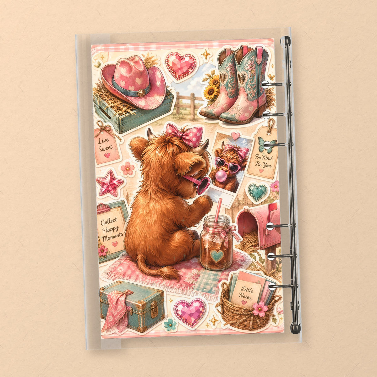 Sunflower Calf back cover design