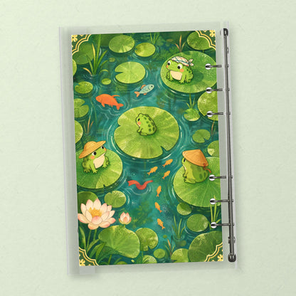 Pond Frogs back cover design
