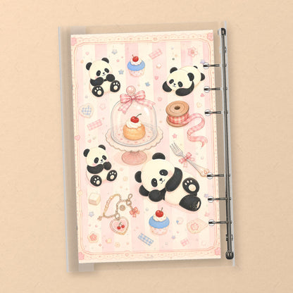 Panda Cupcakes back cover design