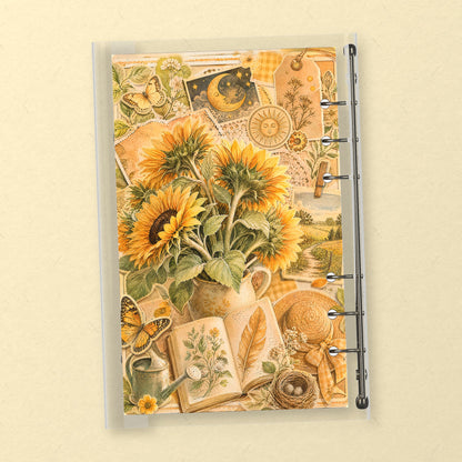 Sunflower Butterflies back cover design