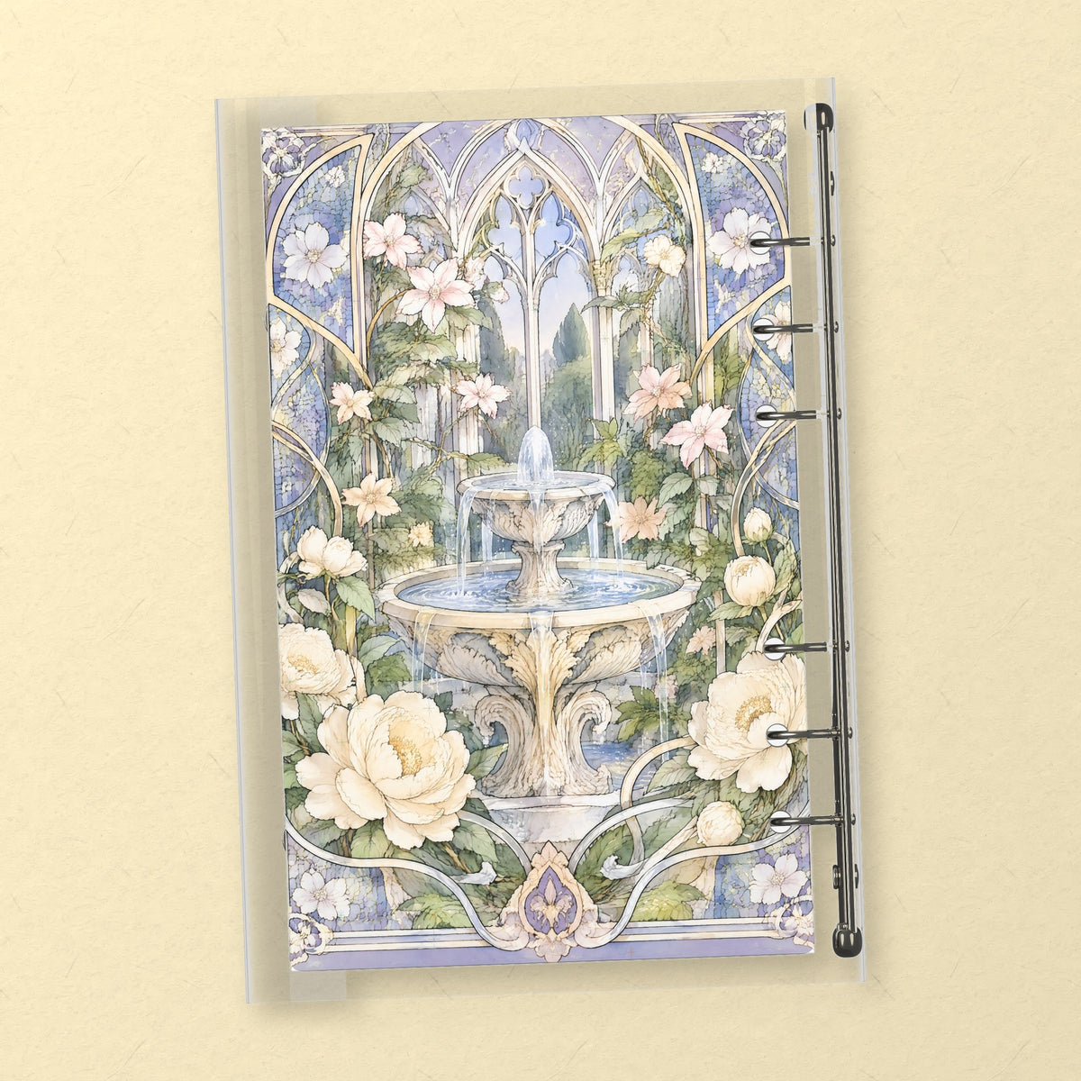 Gothic Garden Window back cover design