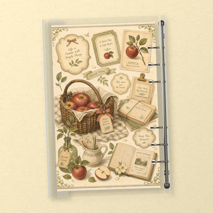 Apple Basket back cover design