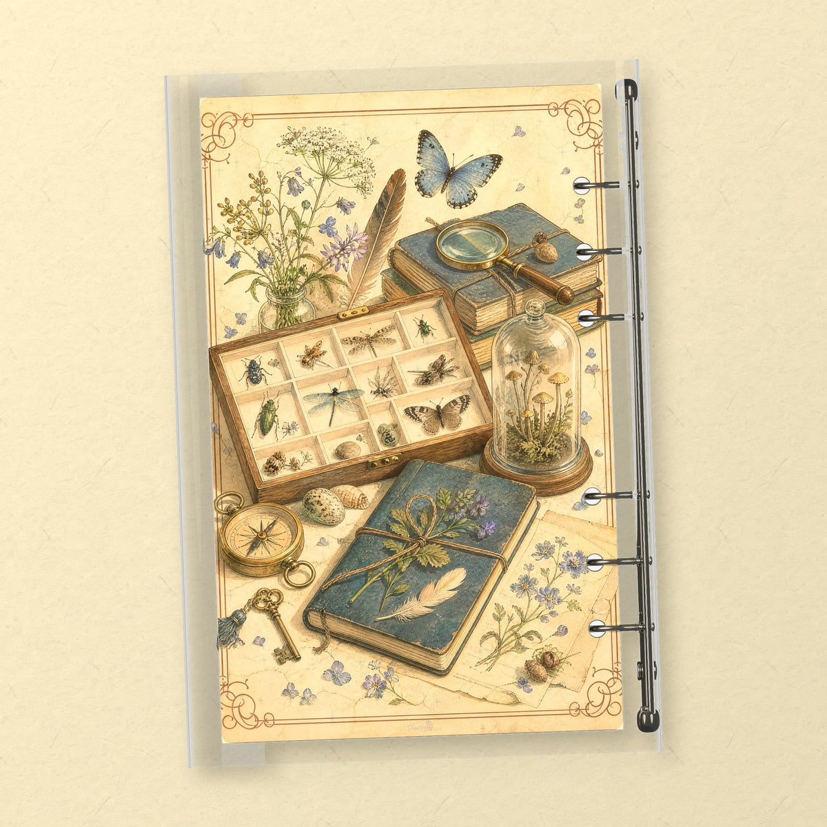 Butterfly Wildflowers back cover design