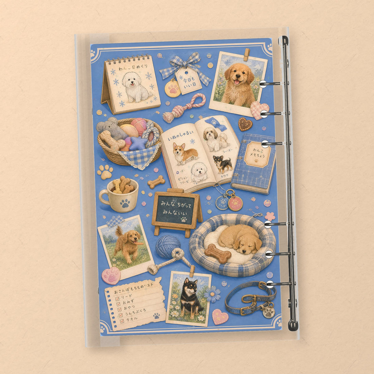Dog Breed Chart back cover design
