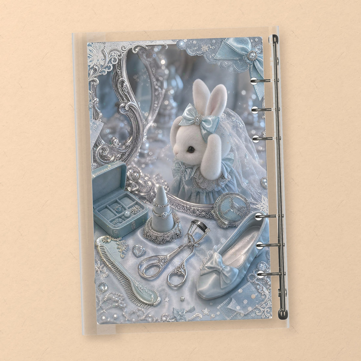 White Bunny Vanity back cover design