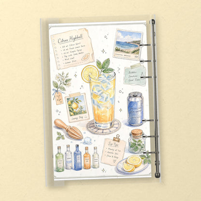 Citrus Drinks back cover design