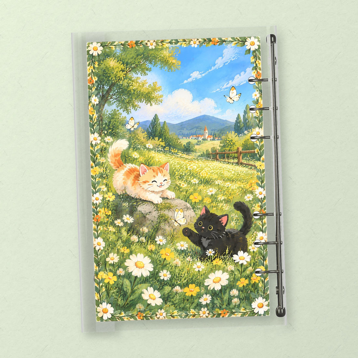 Windmill Meadow Kittens back cover design