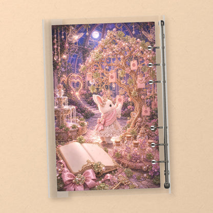 Heart Gate Bunny back cover design