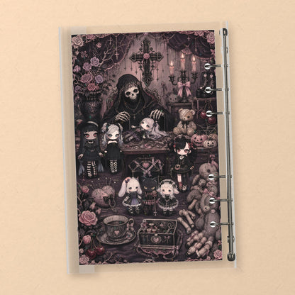 Pink Gothic Halloween back cover design