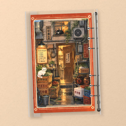 Retro Chinese Diner back cover design