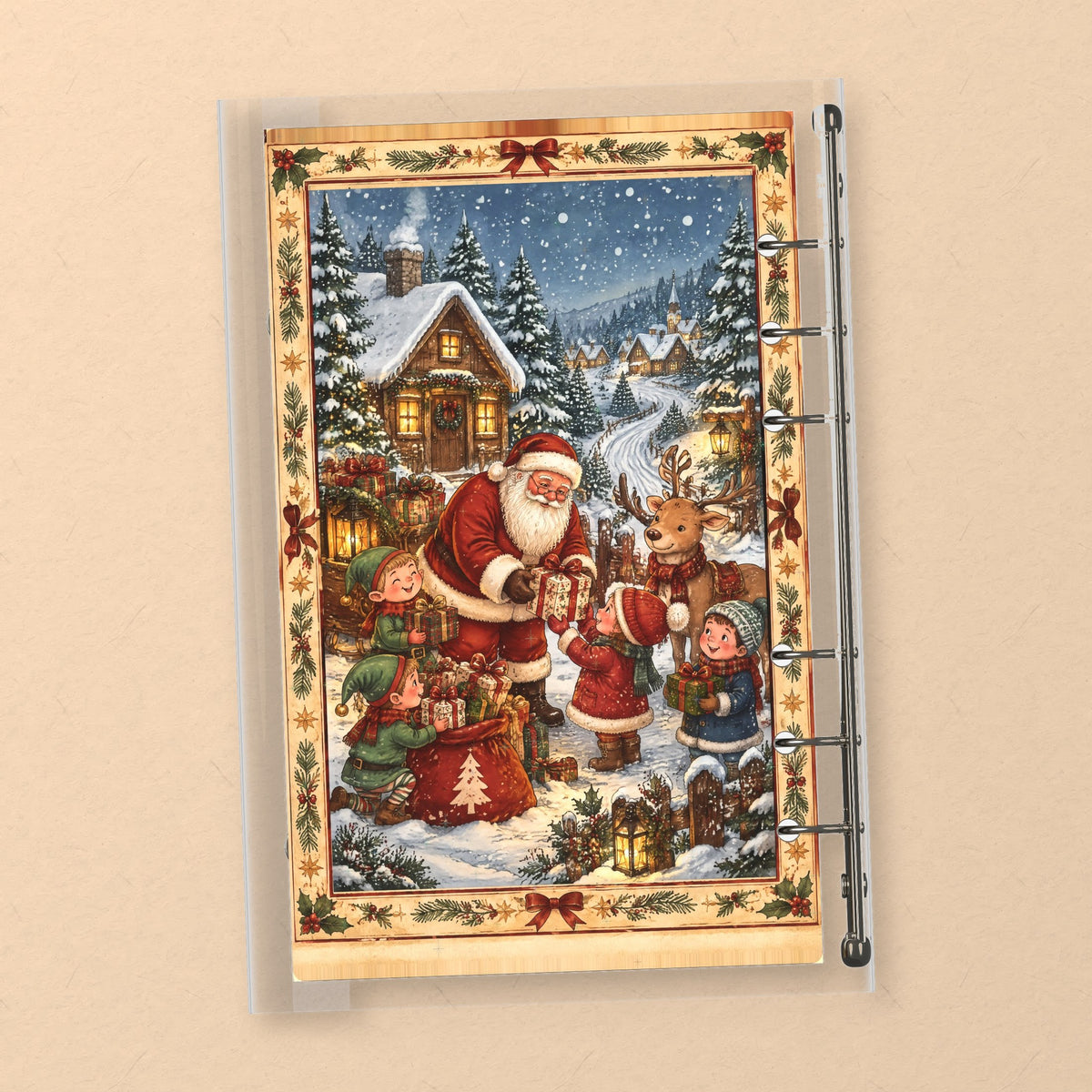 Fireside Christmas Gifts back cover design