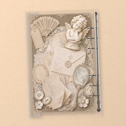 Vintage Lace Ephemera back cover design