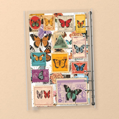 Vintage Butterfly back cover design