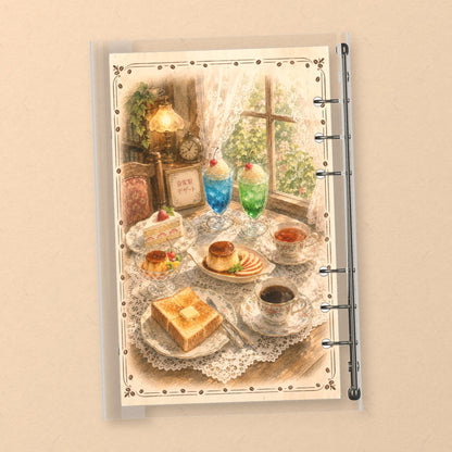 Showa Cafe back cover design
