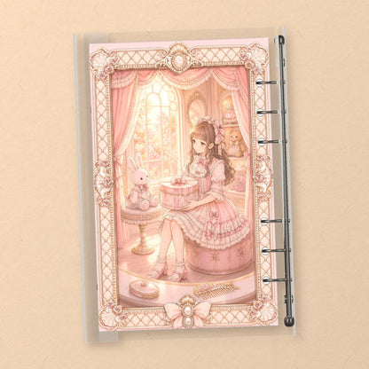 Pink Doll Window back cover design