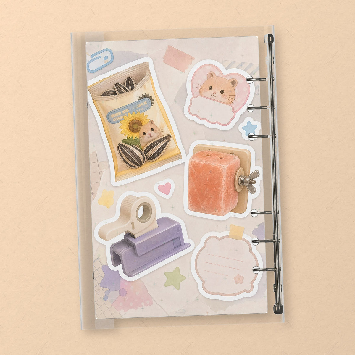 Hamster Hideout back cover design