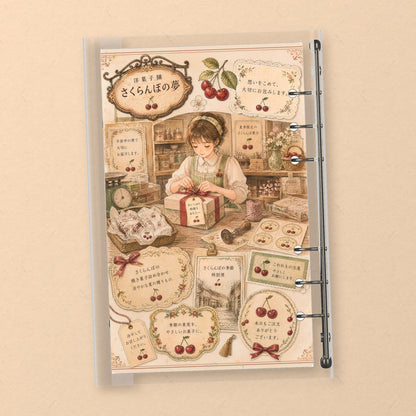 Ripe Cherries back cover design