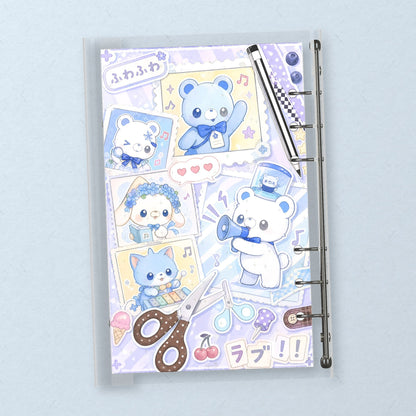 Lavender Cat Playlist back cover design