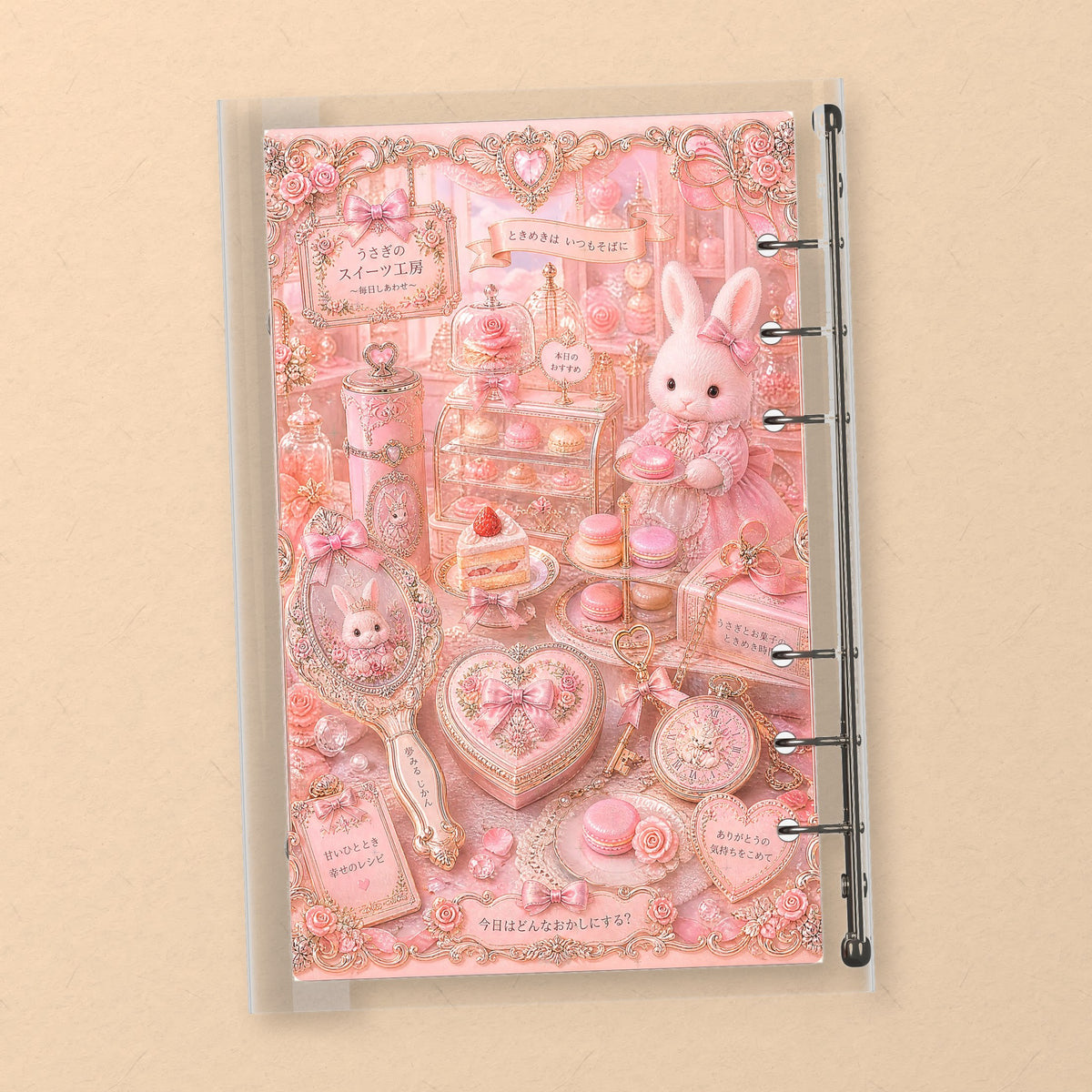 Pink Bunny Vanity back cover design