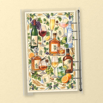 Amber Whisky Decanter back cover design