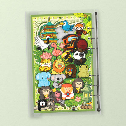 Chibi Zoo Animals back cover design