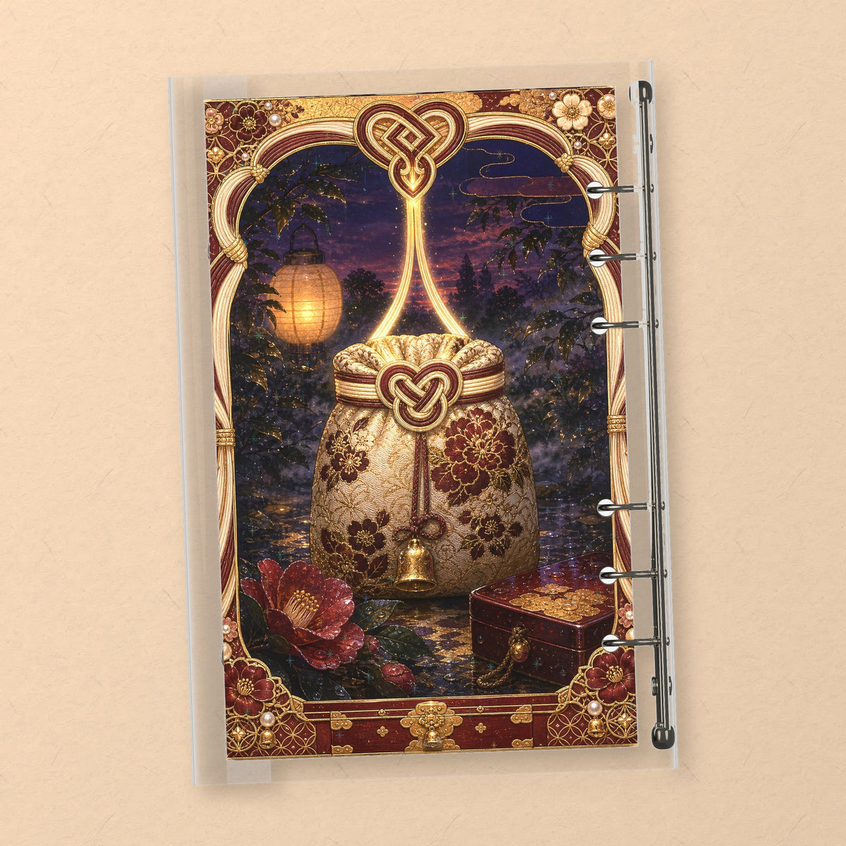 Lucky Charm Knot back cover design