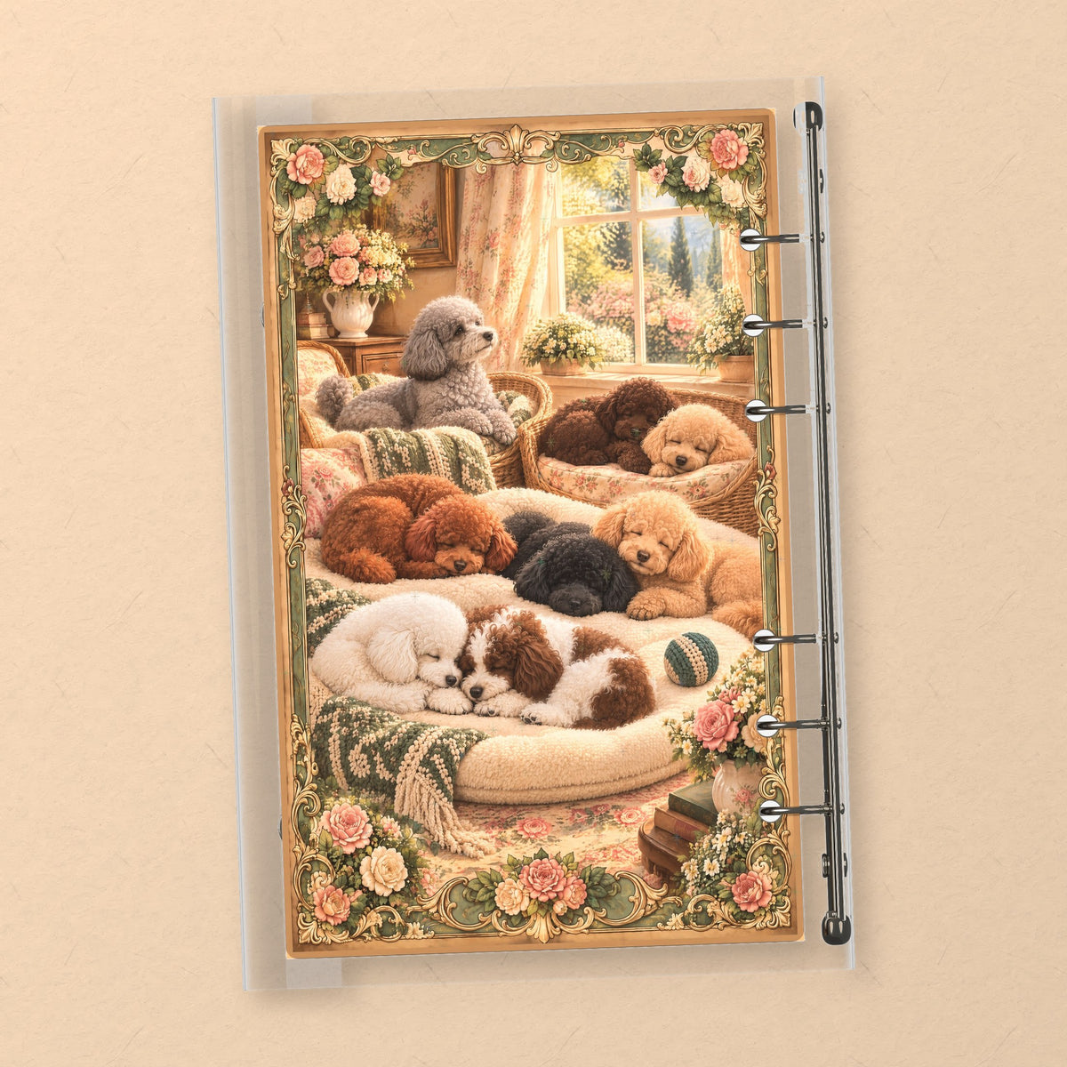 Toy Poodle Friends back cover design