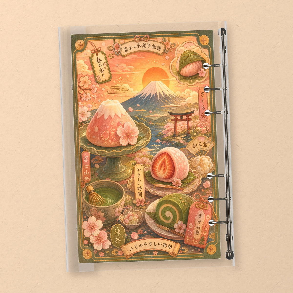 Fuji Wagashi back cover design