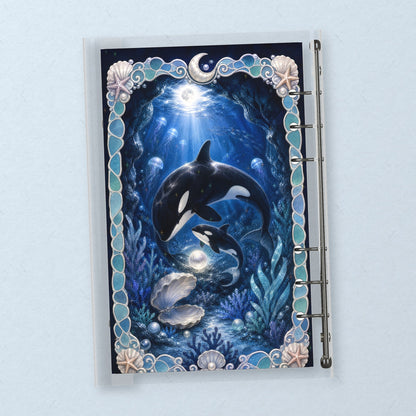 Moonlit Orca Bay back cover design